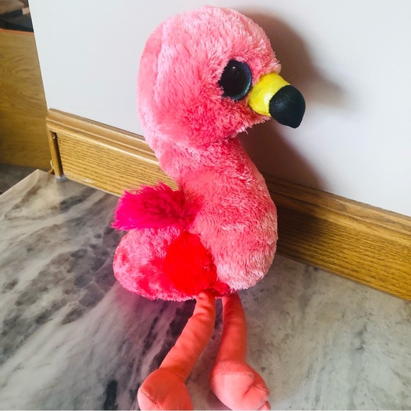 👀4/$25 Ty Beanie Boo Gilda Pink Flamingo, Multicolour - Picture 4 of 12